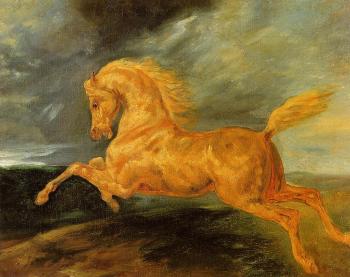 泰奧多爾 蓆裡柯 A Horse Frightened by Lightening 泰奧多爾 蓆裡柯 A Horse Frightened by Lightening
